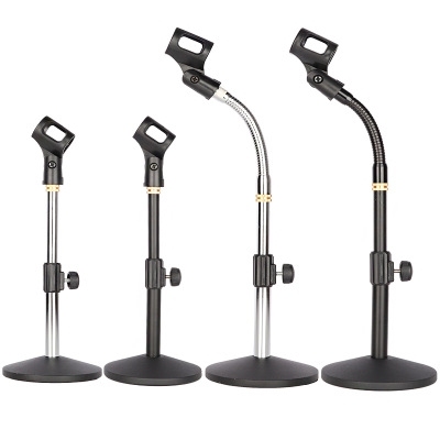 Good Quality Adjustable Desktop Microphone Stand Holder for Professional Studio Meeting Live Broadcast