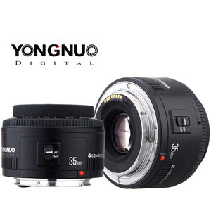 Objectif YONGNUO 35mm YN35mm F2 AF/MF Grand Angle à Grande Ouverture Focale Fixe et Autofocus pour Appareil Photo Reflex Canon <span class=keywords><strong>Nikon</strong></span> - Product Image 3