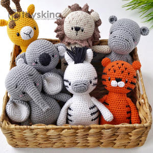 Muñecos de Ganchillo para Bebés, Animales de Peluche de Algodón Hechos a Mano, Pequeños Amigurumis, Juguetes de Peluche de Ganchillo, Muñeca de Juguete, Comenzar Pedido - Product Image 3
