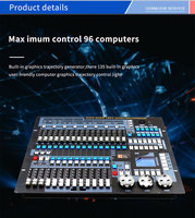 Console d'éclairage DMX HAT KingKong 1024, contrôleur DMX 512, machine à effets de feu DMX pour scène