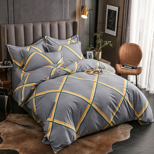 Oeko-tex cotton bộ đồ giường cotton bedsheet Set Comforter Cover Ga Trải Giường đặt sang trọng bộ đồ giường vua - Product Image 3