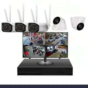 4/8/16/32CH 5mp wifi wireless IP NVR kit night vision 1080p surveillance bullet waterproof network security cameras syst