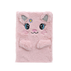 Cuaderno de Hojas Sueltas con Diseño de Animales de Dibujos Animados Kawaii, Tapa de Felpa Suave, Tamaño A5, para Niñas, Regalo Escolar - Product Image 4