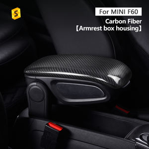<span class=keywords><strong>Shasha</strong></span> carbone véritable Fiber de carbone voiture intérieur accessoires fabricant direct accoudoir boîte pour MINI F60 voiture décoration intérieurs - Product Image 4
