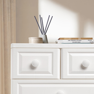 Cómoda <span class=keywords><strong>de</strong></span> lujo moderna Muebles <span class=keywords><strong>de</strong></span> dormitorio Cajón <span class=keywords><strong>de</strong></span> almacenamiento Gabinete <span class=keywords><strong>de</strong></span> esquina Sala <span class=keywords><strong>de</strong></span> estar Gabinete <span class=keywords><strong>de</strong></span> almacenamiento blanco Conjunto - Product Image 4