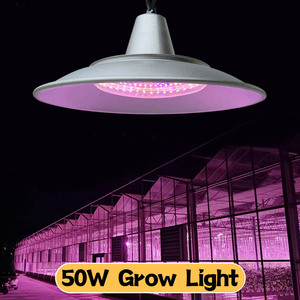 Ampoule LED de culture 50W à spectre complet pour plantes d'intérieur et d'extérieur, tomates, raisins, fruits du dragon, pastèques, roses - Product Image 1