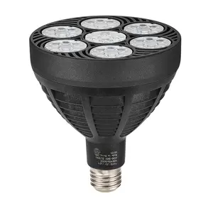 Lâmpada led regulável 40w 60w, 110v 220v, ponto de luz e26 e27 par 38 led holofote par38