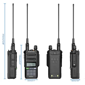 고출력 핸드 헬드 10km X037 UV 9 UV 9pro UV9r Baofeng UV-9r Pro IP68 방수 양방향 라디오