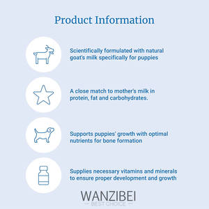 Leite em Pó Integral de Cabra para Filhotes e Gatinhos Suplemento Nutritivo Enriquecido com Vitaminas para Animais de Estimação Fórmula de Amamentação para Cães - Product Image 2