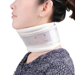Attelle de cou réglable Ag400, support cervical blanc pour adultes et enfants, dispositif de traction manuelle, sangle de fixation - Product Image 1