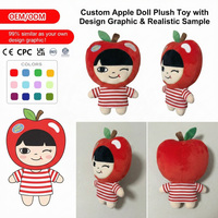 Usine de peluches personnalisées : Peluches personnalisées 5 étoiles de personnages solaires, style dessin animé avec oreilles de chat, pour garçons, marchandises de convention anime