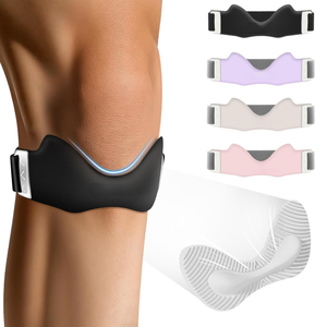 Soporte de Rodilla Ajustable con Rótula Abierta, Almohadilla de Silicona en el Interior, Correa de Soporte de Rodilla <span class=keywords><strong>para</strong></span> Protección Durante el <span class=keywords><strong>Ejercicio</strong></span> - Product Image 1