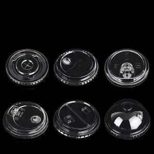 Tapa de plástico transparente de 90 mm para vasos de bebidas frías de Xiamen, tapa con boquilla de plástico, material PP, tapa para vasos de papel y plástico de 10 y 12 oz - Product Image 5
