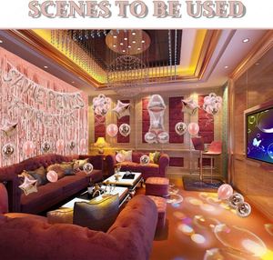 ชุดลูกโป่งสำหรับตกแต่งงานปาร์ตี้สละโสดทำจากยางโลหะสีโรสโกลด์ - Product Image 5