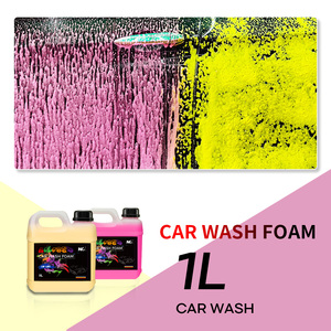 Shampoo pour lavage de voiture en mousse colorée 1L, savon liquide pour le nettoyage des voitures, élimination de la poussière, disponible en quatre couleurs - Product Image 3