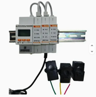 Compteur d'énergie modulaire multi-circuits Acrel ADW600, max. 12 circuits, rail DIN 35 mm, moniteur de puissance IoT, 4G WiFi Ethernet Modbus RTU