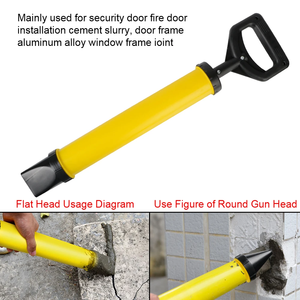 <span class=keywords><strong>Pistolet</strong></span> à mastic manuel industriel, outil de remplissage de <span class=keywords><strong>joint</strong></span>, 4 buses, acier inoxydable, plastique, pulvérisateur de ciment/crémier, OEM Dashing - Product Image 2