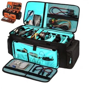 BSCI factory 600D polyester large capacity removable compartment <b>Media</b> pack business travel sneaker <b>storage</b> school waterproof - Product Image 1