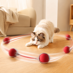 Juguete Interactivo Inteligente para Gatos, Diseño Nuevo en Oferta, Accesorios para la Cola de la Pelota, Rodamiento Realista sobre Alfombra, Rápido e Indestructible - Product Image 3