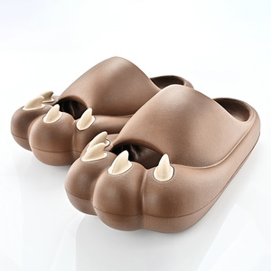 2023 divertido chica niño gato garra diapositiva antideslizante casa zapatillas mujeres hombres casa <span class=keywords><strong>Sandalias</strong></span> Zapatos interior zapatillas - Product Image 3