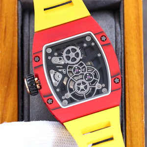 Reloj de Fibra de Carbono Clásico de Moda 5A, Reloj Deportivo Ligero para Hombre, Esfera Transparente, Reloj Mecánico - Product Image 6