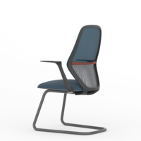 SITSTAR Chaise de bureau pour visiteurs en gros avec accoudoirs en PP et dossier en PA + GF, chaise de bureau en maille pour projets de fabricants de sièges de bureau