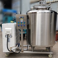 Réservoir en acier inoxydable au prix d'usine, refroidisseur de lait, stockage frigorifique, réfrigération, réservoir de refroidissement du lait