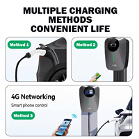 Borne de recharge murale pour véhicules électriques (VE) 7kW, 11kW, 22kW, avec application mobile, Type 2, 16A, 32A, CA, neuve, du fabricant