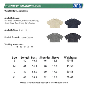 Vente en gros Streetwear T-shirt court en coton lourd et délavé T-shirt surdimensionné StreetWear T-shirts courts pour femmes - Product Image 2