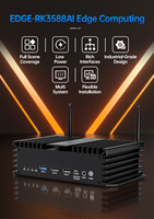 Caja de IA para Aplicaciones Industriales EDGE RK3588, Potente Capacidad de Computación de IA en el Borde, hasta 6 TOPS, 16 GB, 128 GB, Compatible con Android 12 y Sistema Operativo Linux