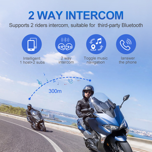 Y20 MAX nouveau style interphone moteur pour casque moto casque avec 5.3 double chipset <span class=keywords><strong>musique</strong></span> et parler 300M en même temps - Product Image 2