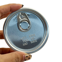 Pot en plastique PET personnalisé avec logo, couvercle en aluminium facile à ouvrir, pour le stockage de bonbons et de biscuits, emballage alimentaire sans BPA