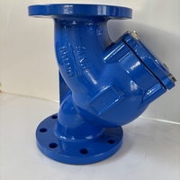Filtre en forme de Y en fonte ductile pour tuyaux de chauffage par le sol, eau du robinet et eaux usées