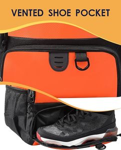 Muestra gratuita: Mochila deportiva plegable e impermeable para hombre con compartimento para zapatos y gran capacidad para deportes casuales - Product Image 5