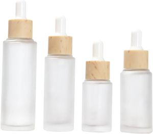 Gotero de Vidrio Esmerilado Ecológico de 20ml, 30ml, 40ml, 50ml, 60ml, 80ml, 100ml, Serigrafiado en Verde, Azul, Ámbar y Transparente para Aceites Esenciales - Product Image 1