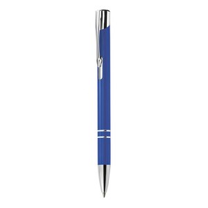 Penna a Sfera in Alluminio Blu con Punta da 0,5mm, Corpo in Acciaio Inox e Plastica, Ideale come Regalo - Product Image 1