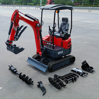 Livraison gratuite Mini-excavatrice de 1,8 tonne 2 tonnes Machine agricole Mini-excavatrice Mini-pelle Prix