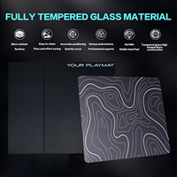 Tapis de souris en verre résistant à l'usure, à surface micro-gravée lisse et de haute qualité, très vendu