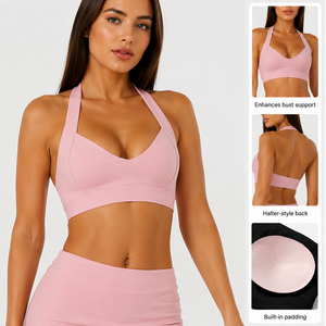 Reggiseno sportivo senza spalline da donna, leggero e traspirante, adatto per yoga e attività fitness. - Product Image 3