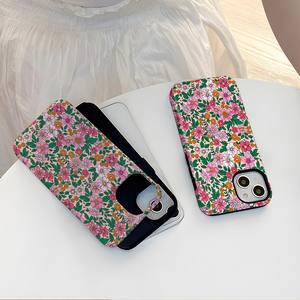 <span class=keywords><strong>Coque</strong></span> fleur rose pour iPhone 16 Pro Max 15 14 13 12 11 PRO <span class=keywords><strong>7</strong></span> 8 <span class=keywords><strong>Plus</strong></span> SE 16E Coques de <span class=keywords><strong>t</strong></span>éléphone à sublimation double couche deux en un - Product Image 3