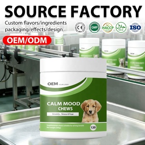 Friandises calmantes nutritionnelles pour animaux de compagnie en gros de l'usine OEM – Favorise la relaxation, complément pour chiens, soutien immunitaire et allergique - Product Image 4