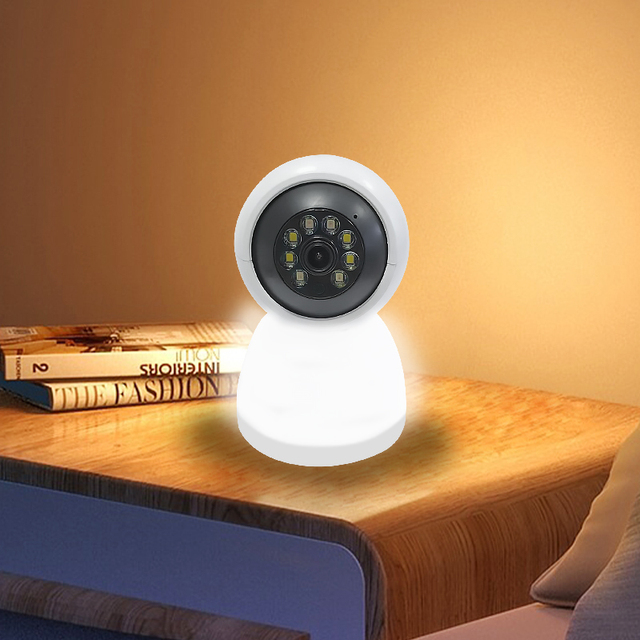 V380 WiFi HD Camera Home Security 2.4G Wireless 1080P 3MP Indoor Baby Monitoring Night Vision Small Night Lamp Security Camera