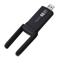 Adaptador WiFi USB RTL8812 2.4G 5.8G, Dongle Inalámbrico Ethernet, Tarjeta de Red de 1300Mbps