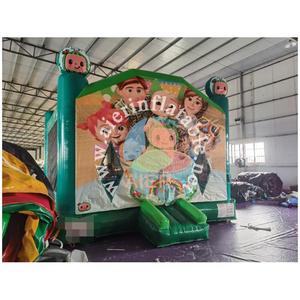 Casa de Brinco Inflable Comercial de <span class=keywords><strong>Coco</strong></span> <span class=keywords><strong>Melon</strong></span>, Brincolín Inflable para Niños para Fiestas - Product Image 3