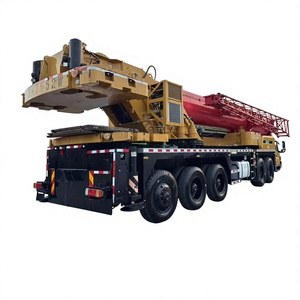 Grue mobile Sany STC1000C7 de 100 tonnes, modèle 2022, moteur Cummins, hauteur de levage maximale de 60 m, flèche jaune et rouge, construction robuste - Product Image 1