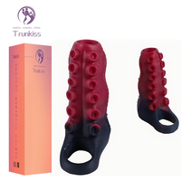 Juego de consoladores de tentáculo de pulpo, producto sexual para adultos, suave con ventosa fuerte, bloqueo de semen efectivo, consolador portátil para hombre, condón