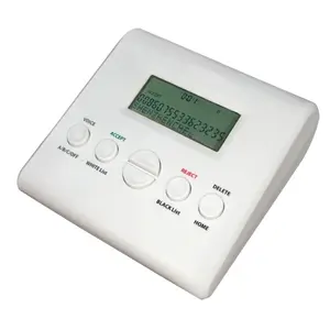 Landline LCD display telephone phone call blocker with whitelist and blacklist