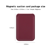 Étui de téléphone magnétique avec porte-cartes, portefeuille en cuir PU, support de carte, antichoc, logo personnalisé pour iPhone Android