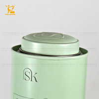 Tin smaker Factory Custom 50 Gramm Teedose mit Innen deckel Oem & Odm Lebensmittel behälter Metall behälter Blechdose für Tee Kaffee Verpackung