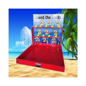 Parque de atracciones, cabina de Carnaval callejero, juego de disparos interactivo, actividades, accesorios, lanzar pelota, golpear, juego de pato pequeño - Product Image 2